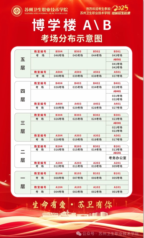 蘇州衛(wèi)生職業(yè)技術(shù)學(xué)院2025年提前招生校測考試準(zhǔn)考證打印及考場安排2.png