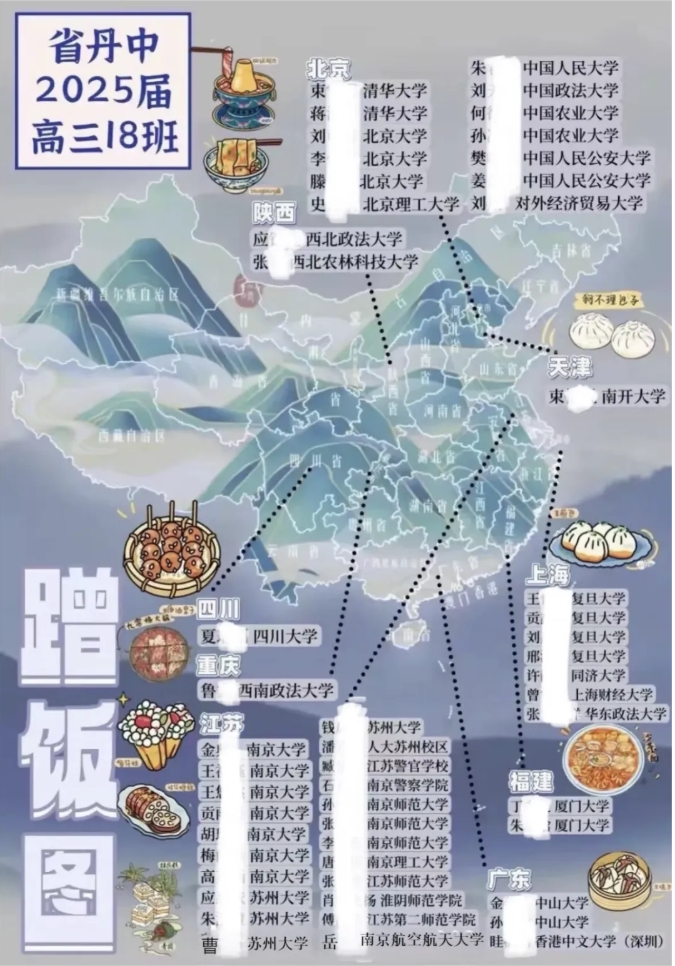 2025江蘇各高中硬核高考成績公布！學(xué)霸們蹭飯圖出爐！34.png