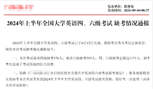 高校規(guī)定：英語(yǔ)四六級(jí)，禁止刷分2.png
